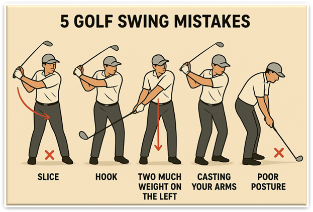 5 Swing Mistakes You Can Fix Today with Online Golf Lessons