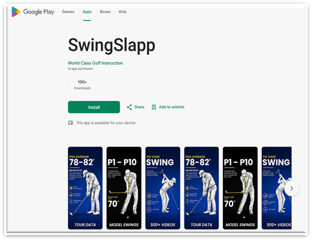 SWING SLAPP: The Android Golf Swing App Every Golfer Should Have SWING SLAPP: The Android Golf Swing App Every Golfer Should Have
